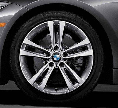 4 X BMW Genuine LA Wheel Rim 18 Double Spoke 397 320i 328i 328iX 335i 335iX Hybrid 3 F30 Car BMW BMW6796247