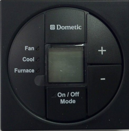 Dometic Single Control Kit LCD Cool Furnace Thermostat 3313189.015 Black Air Conditioners Dometic 3313189.015