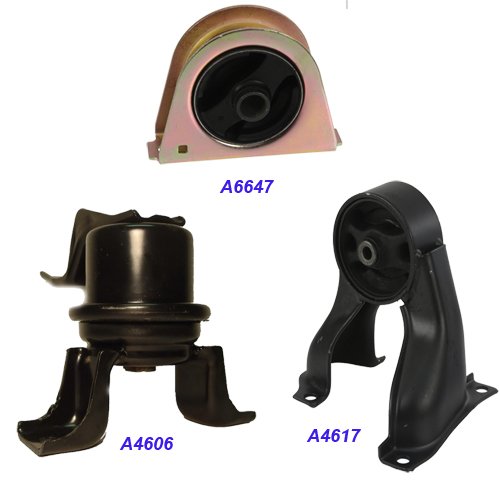 Engine Mounts Motor Max A6647 A4606 A4617