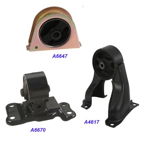 Engine Mounts Motor Max A6647 A4617 A6670