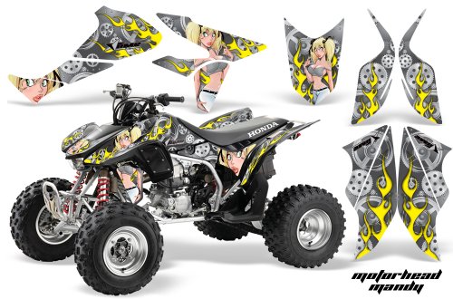 AMR Racing Honda TRX 450R Graphics: Motorhead Mandy - Silver Decals AMR Racing 3A-10320