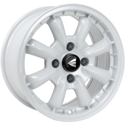 Enkei COMPE- Classic Series Wheel, White (15x7 - 4x114.3/4x4.5, 25mm Offset) One Wheel/Rim Racing Enkei 477-570-4825WP