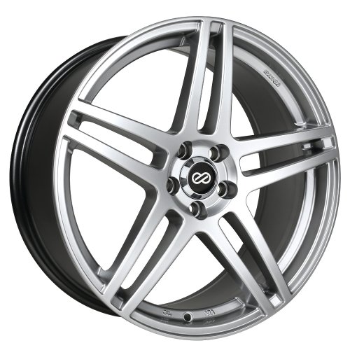 Enkei RSF5- Performance Series Wheel, Hyper Silver (18x8 - 5x114.3/5x4.5, 40mm Offset) One Wheel/Rim Car Enkei 479-880-6540HS