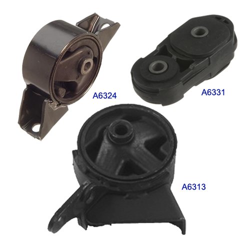 91-94 Nissan Sentra 1.6L Engine Motor Mount Kit w/Manual Trans 3PCS. A6331 A6313 A6324. 91 92 93 94. Engine Mounts Motor Max A6331 A6313 A6324