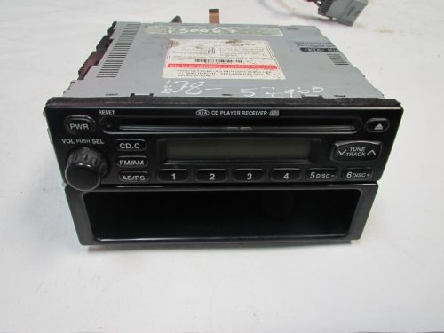 01 02 KIA Sportage Receiver Am Fm Stereo Cd Player 1k08a66860c Radio Accessories Kia 179586