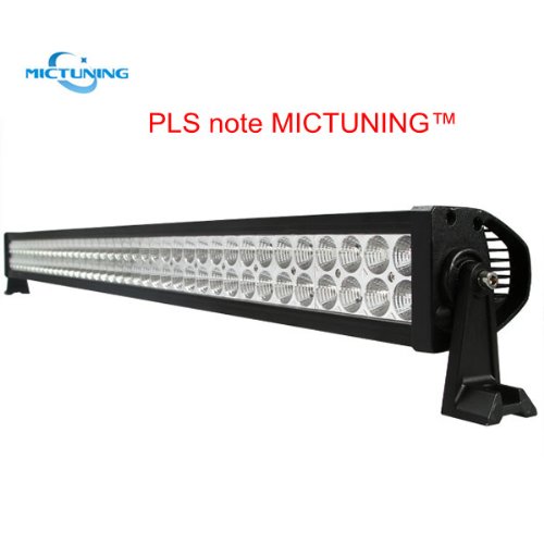 MICTUNING® Brand 10-30V 50'' 300W LED Lights bar Flood Beam 60 degree 20000 lm-3Watt*100 LED off road Heady Duty 4×4 SUV UTV ATV Jeep Lighting MicTuning MIC-B2300