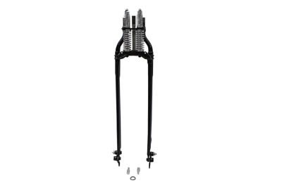 Motorcycle 32 Inline Spring Fork Assembly Black +4 Rims 49-2420