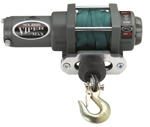 Viper Max 2500lb ATV Winch & Custom Mount for Arctic Cat Models with GREEN AmSteel®-Blue Synthetic Rope Winches Moto Alliance MX2500-GR50-MA11961