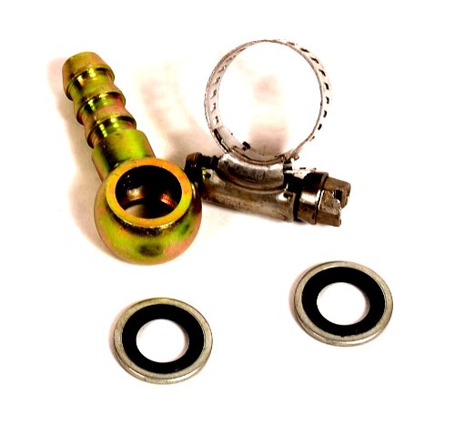 LarryB's 12mm banjo Fitting with 3/8 barb, seals & clamp Batteries & Accessories LarryB's BF12