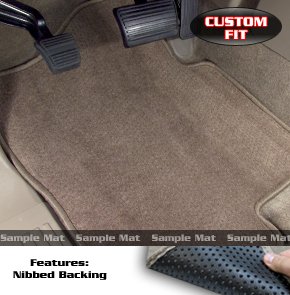 MINI Cooper Clubman Floor Mat set Carpet Custom Fit OEM(spec.) 1 pc cargo With Serged Edging Gray Fits 2008 & Above Avery's Floor Mat 2990-G Automobilia Downard Automotive 2990
