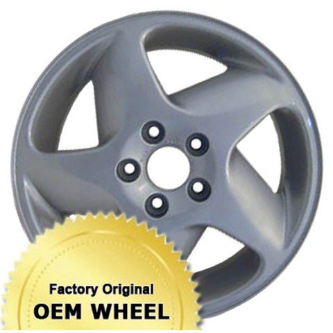 VOLVO 850,70 SERIES 16x6.5 5 SPOKE Factory Oem Wheel Rim- SILVER - Remanufactured Car Detroit Wheel and Tire HOL.70185-SSS-A