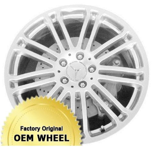 MERCEDES S550,S600,S-CLASS 19X8.5 18 SPOKE Factory Oem Wheel Rim- HYPER SILVER - Remanufactured Car Detroit Wheel and Tire HOL.65479-HSHSHS-A (F)