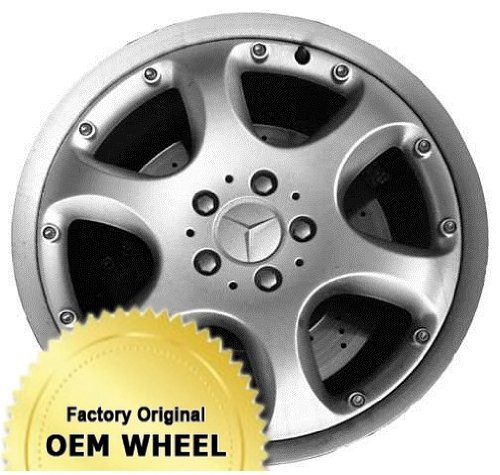 Mercedes Cl-Class-S-Class 18X9.5 5-112 23Mm Offset 6 Spoke Rear Factory Oem Wheel Rim - Polished Face Silver Finish - Remanufactured Car Detroit Wheel and Tire HOL.65235-PSS-A (R)
