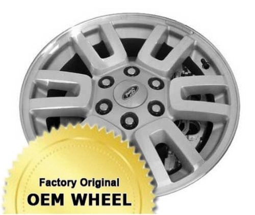 FORD EXPEDITION 18x8.5 6 OPEN SPOKES Factory Oem Wheel Rim- MACHINED FACE SILVER - Remanufactured Street Detroit Wheel and Tire HOL.3657-MSM-A