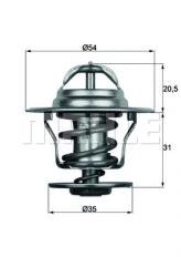 Thermostats MAHLE Original TX1587D