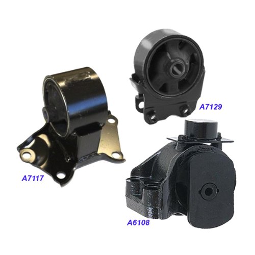 02-05 Hyundai Sonata 2.4L Engine Motor & Trans Mount Kit 3PCS w/ Auto Trans. A7129 A6108 A7117. 02 03 04 05. Engine Mounts DEA Products A7129 A6108 A7117