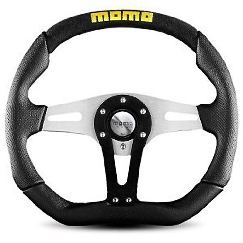 Momo Trek Alcantara 350mm Leather Black Steering Wheel Steering System MOMO MOMO-TRK35BK0B