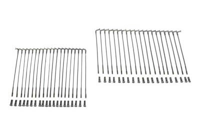 Motorcycle Chrome 16 Spoke Set Twirled Type Buchanan Rims VTWINN 45-0675