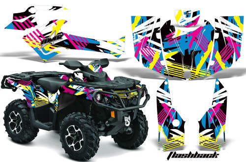 Can Am Outlander 800r XT-P Graphics 2012 - 2014: Flashback Decals Can-Am Outlander 1