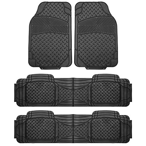 Seat Covers FH Group F11307BLACK-3ROW-AMZ