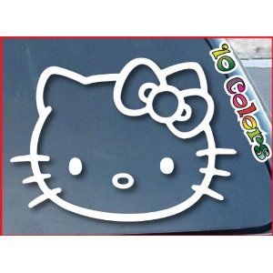 Bumper Stickers, Decals & Magnets Hello Kitty 001