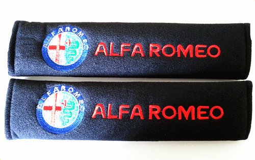 AlfaRomeo Alfa Romeo Seat Belt Cover Shoulder Pads 2 pcs(red) Accessories