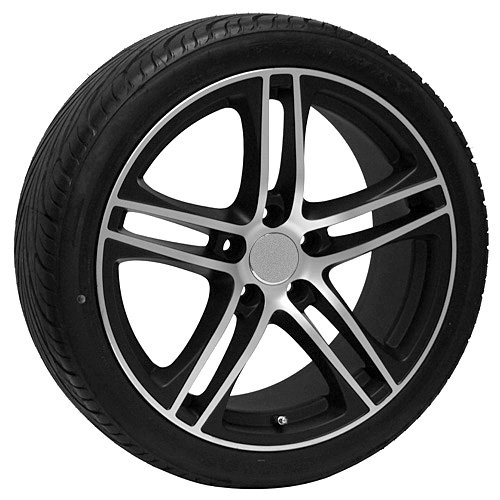 18 Inch Black VW GTI EOS Jetta Passat Rabbit CC wheels rims tires Car UsaRim VKW31018MBTIRES