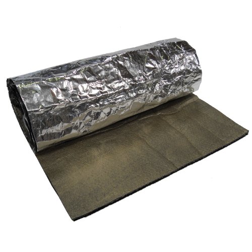 Heatshield Products 800112 Silver/Aluminum/Black 1/4'' Thick x 60 x 53 HP Felt Shield Heat Shields HeatShield 800112