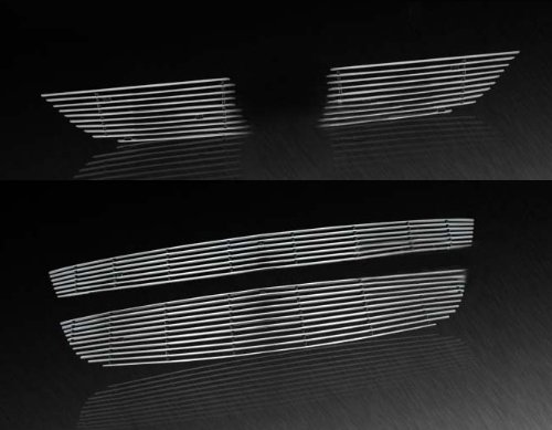 MaxMate 10-13 Mazda CX9 4PC Combo Horizontal Billet Polished Aluminum Grille Grill Insert Grille Inserts MaxMate BG-MA489+BG-MA490