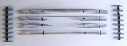 MaxMate 09-12 Ford F-150 FX4/XL/SLT/STX (Not For Lariat/King Ranch/Platinum And 2010 Fx4 With The Standard Black OEM Grille) Bolton Upper 6PC Horizontal Billet Polished Aluminum Grille Grill Insert Grille Inserts MaxMate BG-FD265