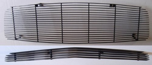 MaxMate 05-10 Dodge Charger 2PC Combo Horizontal Billet Black Powder Coated Aluminum Grille Grill Insert Grille Inserts MaxMate BG-DG708+BG-DG707