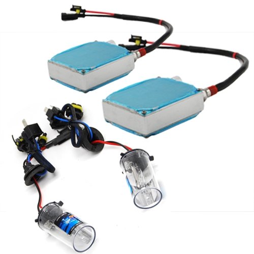 Eyourgifts 55w HID Xenon Conversion Kit 2 pieces of Bulbs and 2 ballasts All Sizes and Colors -H9 - 12000k Electrical Eyourlife J_KIT_55_9_12