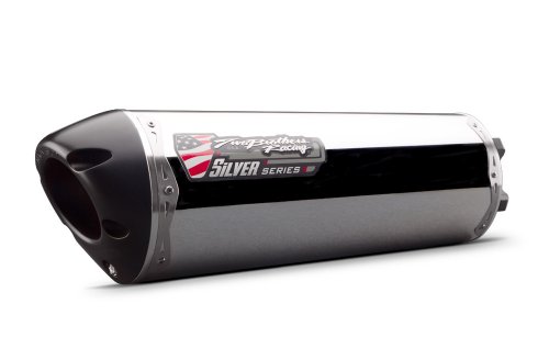 Two Brothers Racing (005-3660406V-S) Silver Series Slip-On Exhaust System with M-2 Aluminum Canister Complete Systems Two Brothers Racing 005-3660406V-S
