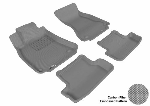 3D MAXpider U-ACE AUDI A5/S5 2009-2013 KAGU GRAY R1 R2 L1AD01001501 Floor Mat Custom Fit 3D MAXpider L1AD01001501