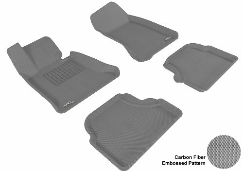3D MAXpider U-ACE BMW 5 SERIES (E60) 2004-2010 KAGU GRAY R1 R2 L1BM00401501 Floor Mat Custom Fit 3D MAXpider L1BM00401501