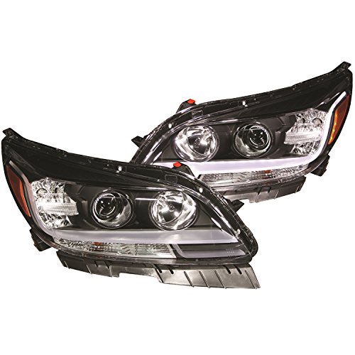 AnzoUSA 121466 Black/Clear/Amber Plank Style Projector Headlight for Chevrolet Malibu Performance Parts & Accessories AnzoUSA 121466