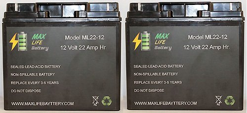 Batteries & Battery Chargers Max Life Battery ML22-12MP243