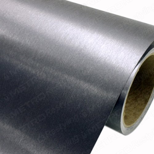 5ft x 7ft (35 Sq/ft) 3M Brushed Steel BR201 Scotchprint Car Wrap Vinyl Film 1080 Series Decals 3M BRUSHED1080BR201