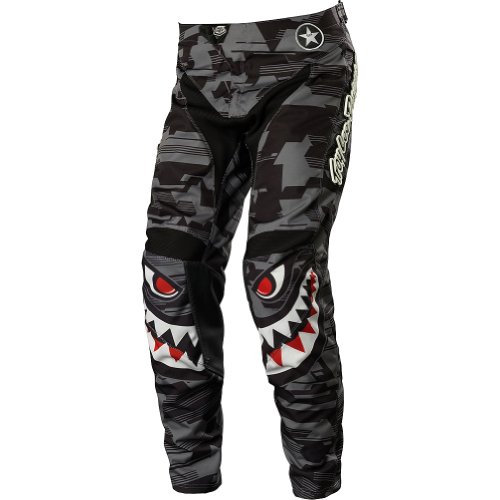 Troy Lee Designs GP P-51 Youth Boys Motocross/Off-Road/Dirt Bike Motorcycle Pants - Gray / Size 28 Pants & Chaps Troy Lee Designs 0554-3928
