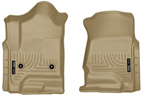 Husky Liners Front Floor Liners Fits 14-17 Silverado/Sierra 1500 Crew/Double Custom Fit Husky Liners 18233
