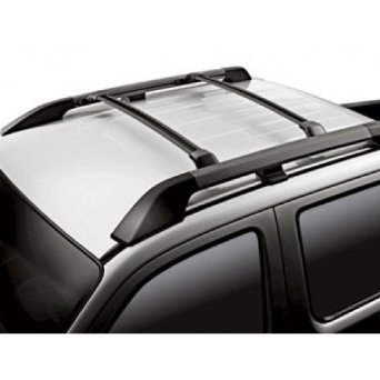 Honda Genuine Factory Roof Rack With Crossbars (Complete Assembly) - Black - 08L02-SJC-100B; 2006 to 2014 Ridgeline Cargo Racks Honda FBA-08L02-SJC-100B