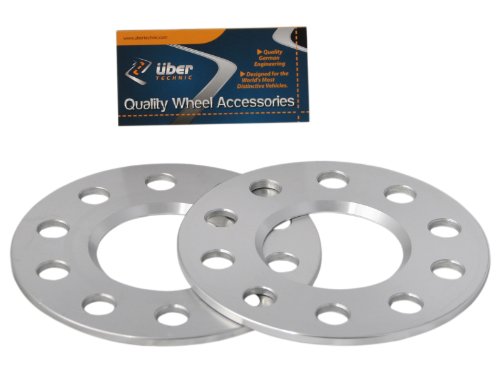 (2) 5mm 5x100 UberTechnic Hubcentric Wheel Spacers for Scion FRS FR-S Subaru WRX Impreza (56.1 bore) Spacers Uber Technic UT-5mm-5100-56.1