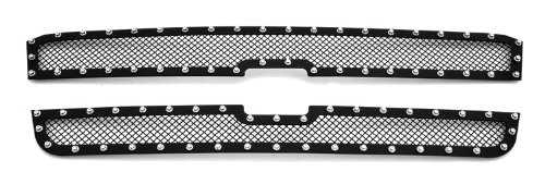 03-06 Chevy Avalanche/03-05 Silverado 1500/SS/03-04 2500 Rivet Mesh Grille Grill Tail Lights APS CL5717H