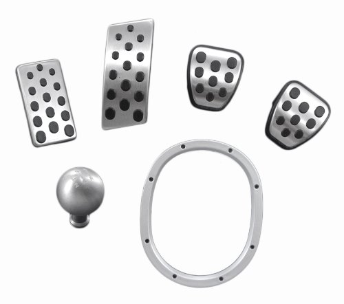 1994-2004 Mustang GT Mach 1 Bullitt 5 Speed Pedals, Shifter Ring & Shift Knob Body Blue Oval Industries IN1615