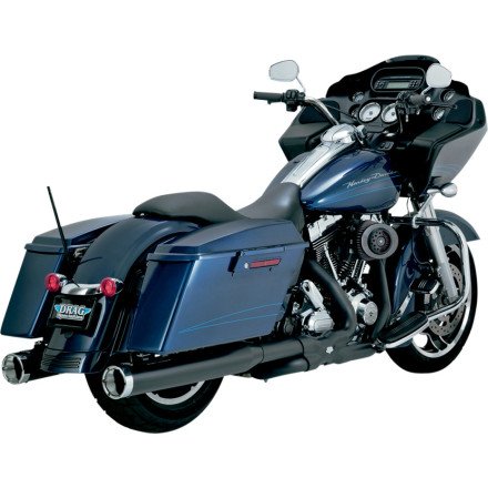 Vance & Hines Monster Rounds Slip-On Exhaust (STEEL) Complete Systems Vance & Hines 18010650