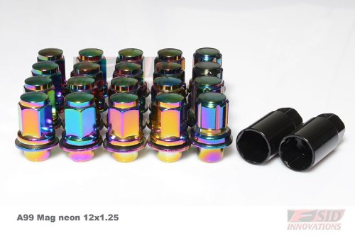 Wheel Studs FSID INNOVATION AMZ-MAG OEM-NEON CHROME-12x1.25