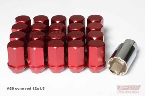 Wheel Studs FSID INNOVATION AMZ-RAY-RED-12x1.5 CONE