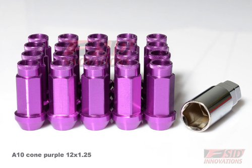 Wheel Studs FSID INNOVATION AMZ-DRAG-PURPLE-12x1.25 CONE