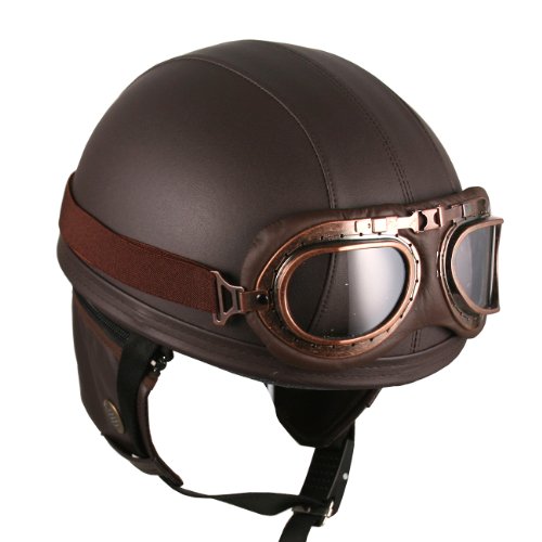 Helmets Hanmi vintage_goggle_brown