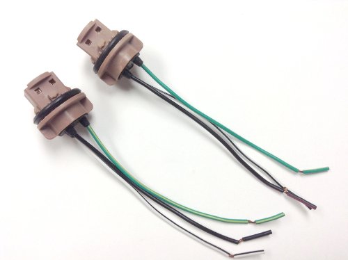 7443/7440 Bulb Socket Brake Turn Signal Light Harness Wire LED Pig Tail Plug Accessories Fyre Flys 7443 Adaptor